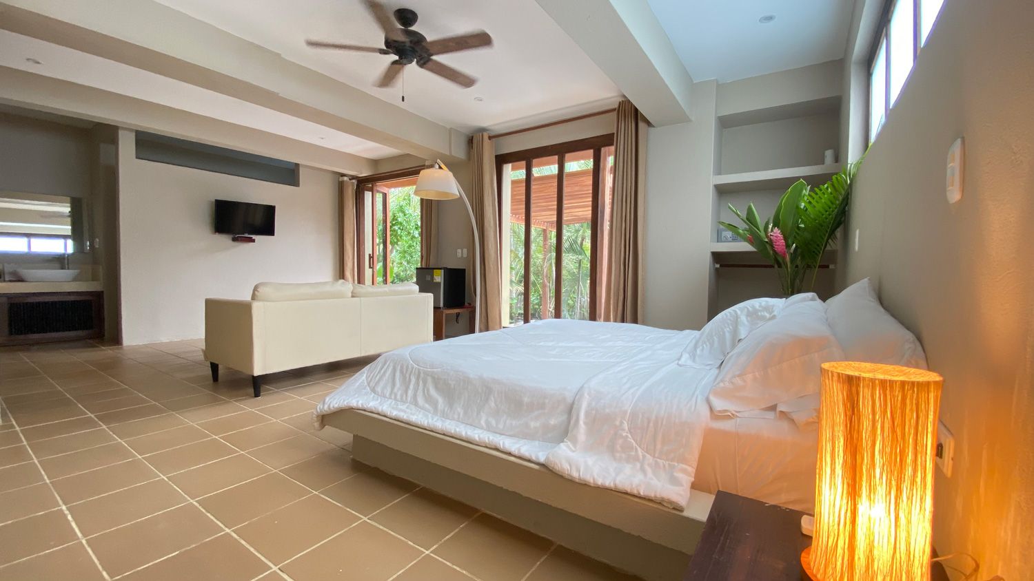 Habitación vista al jardín