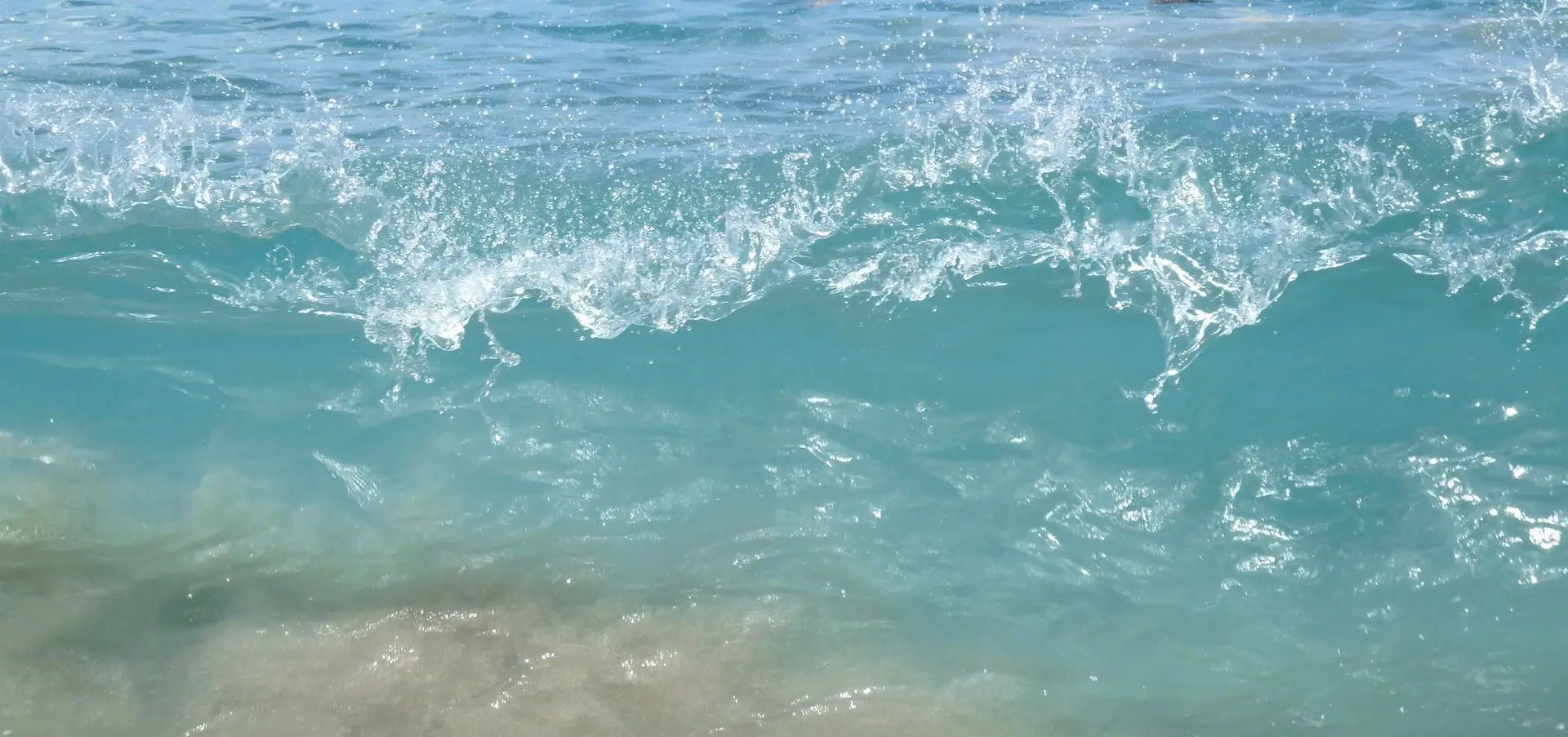 Ola del mar caribe