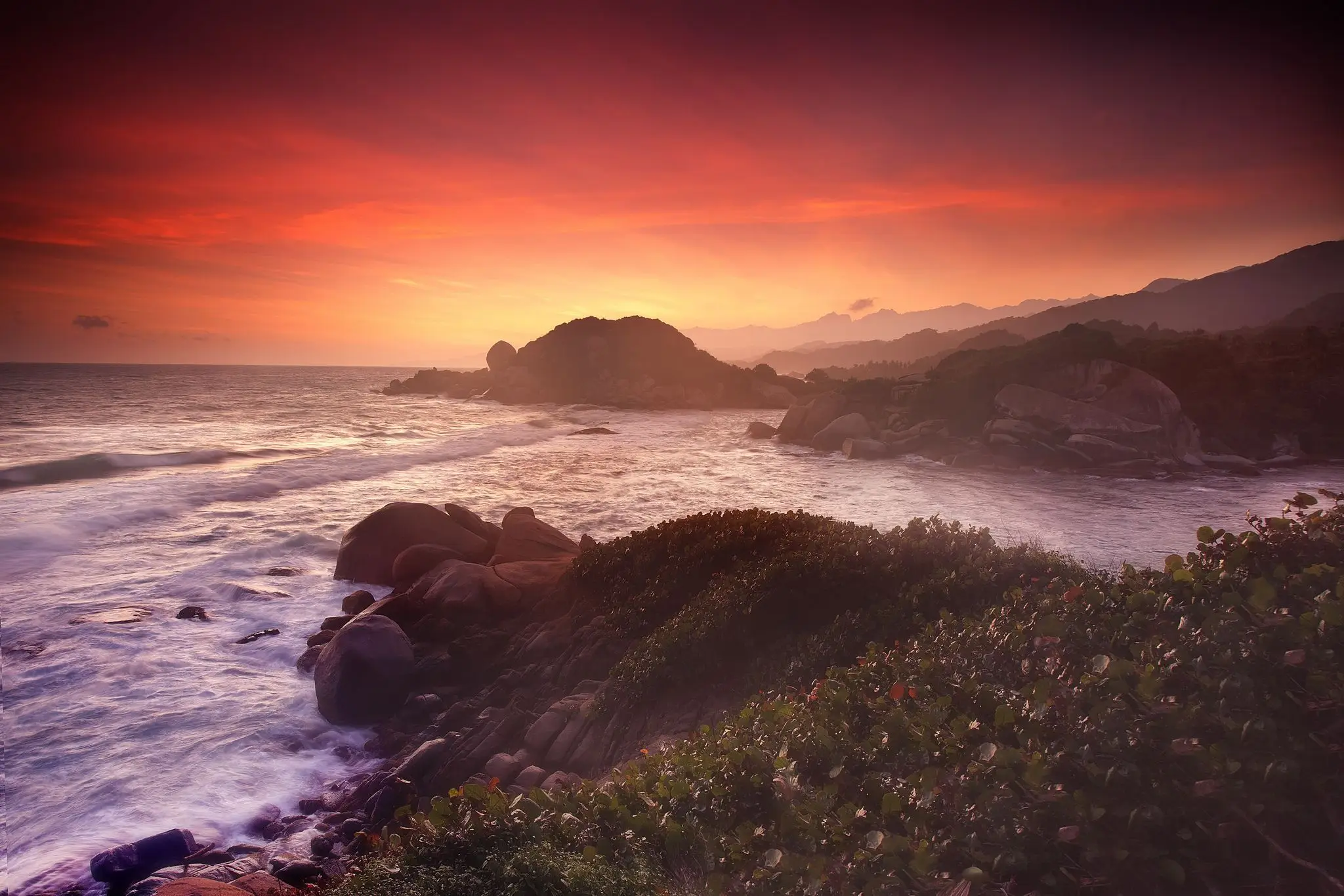 Atardecer Parque Tayrona